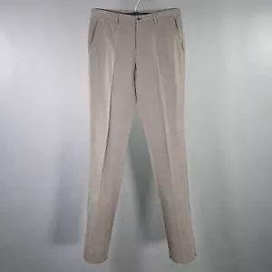 JOHN VARVATOS Size 32 Grey Linen Cotton Casual Pants - Picture 1 of 5