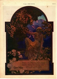 1921 Ladies Home Journal- Maxfield Parrish original print only - Djer-Kiss - Picture 1 of 1