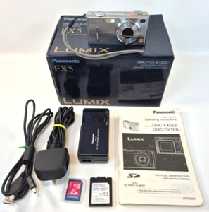 Panasonic FX5 Digital Camera 4MP w Charger Battery & SD Card Leica Lens Vintage - Picture 1 of 14