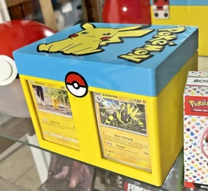 Pokemon Card holder Deck Box Storage l Pikachu Collectors chest l 3DPrinted - Picture 1 of 8