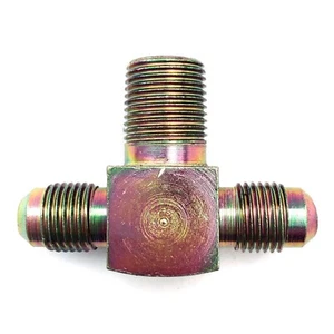 T-shirt 3/8” maschio JIC x 3/8” maschio JIC x 3/8” NPTF maschio | 2601-06-06 | 8 pezzi - Foto 1 di 5