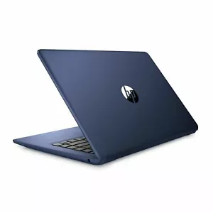 HP Stream 14" HD Intel Celeron N4000 MS Office 64GB eMMC Webcam Win 10 blue - Picture 1 of 2
