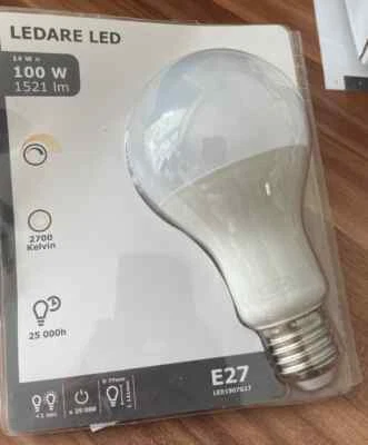 Glühbirne: IKEA LEDARE LED für E27 - Bild 1 von 2