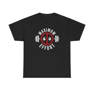 Camiseta de gimnasio con pesas levantamiento de pesas Maximum Effort - Imagen 1 de 8