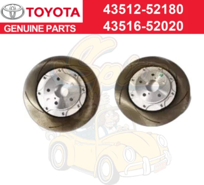 Toyota GENUINE GR Yaris Corolla Front brake rotor Left and Right set - Изображение 1 из 2