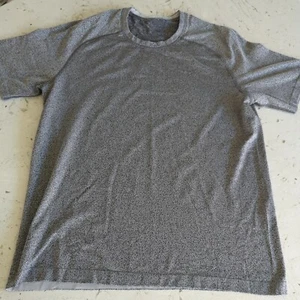 Lululemon Shirt Mens Large Metal Vent Tech Short Sleeve Gray - Picture 1 of 12