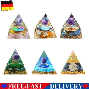 5 CM Crystal Pyramid Meditation Crystal Pyramid Feng Shui Crafts for Home Office - Bild 1 von 9