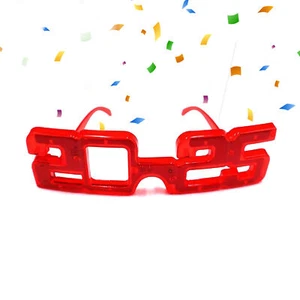 LED Glasses for Kids New Years Glasses 2025 Number Glowing Glasses Toy special - Foto 1 di 11
