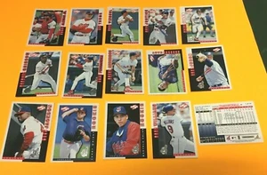 JUEGO DE 15 CARTAS EQUIPO REGIONAL MARCADOR INDIOS LEVELAND 1998 THOME VIZQUEL Jefe Wahoo - Imagen 1 de 3