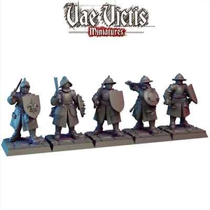 Vampirjäger Infanterie (5 Modelle) | z.B. für Broheim, Frostgrave, DnD - Picture 1 of 7