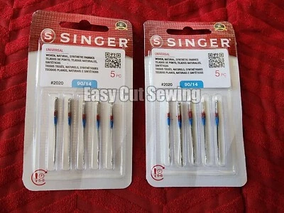 Agujas para máquina de coser Singer 2020 talla 14 Foto 1 de 3