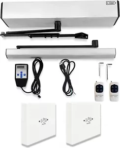 Abridor de puerta batiente automático con interruptor sensor cuadrado blanco sin contacto con cable - Imagen 1 de 9