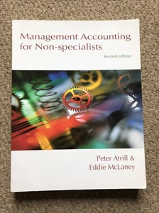 Management Accounting For Non-specialists Second Edition Paperback book - Picture 1 of 4
