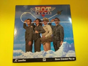 HOT SHOTS! Charlie Sheen, Cary Elwes, Jon Cryer 1991 Fox Video PG13 LASERDISC - Picture 1 of 3