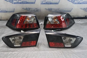 2008 MITSUBISHI LANCER EVOLUTION GSR EVOX SPYDER BLACK REAR TAIL LIGHTS #671 - Bild 1 von 9