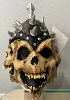 Scary Adult Halloween Mask WITH Breathable Fabric, One Size Adult, BRAND NEW - Image 1 of 4