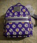 NWT Disney 100th Anniversary Mickey Platinum Purple Loungefly Backpack Bag
