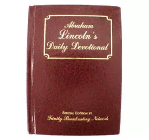 ABRAHAM LINCOLNS DAILY DEVOTIONAL Special Edition by Trinity Broadcasting Vtg - Picture 1 of 6