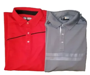 Lot Of 2 CALLAWAY Opti-Dri Mens Short Sleeve Golf Polo Shirt Sz L - Picture 1 of 9