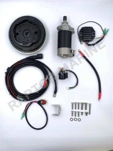 Electrical start conversion kit for YAMAHA 4 stroke 20HP outboard, model 6AH. - Picture 1 of 9