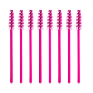 50x Pinke Wimpernbürstchen Mascarabürstchen Augenbrauenbürste Wimpernbürste - Picture 1 of 1