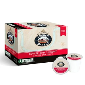 Cialde Caffè Monoporzione French Market Caffè e Cicoria Tostatura Medio-Scura, 12ct - Foto 1 di 6
