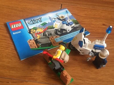 LEGO CITY 60041 City Crook Pursuit 97% Complete, W/ Instructions, No Box - Image 1 of 4