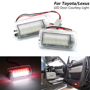 Red+White LED Door Courtesy Welcome Light For Lexus RX350 IS250 ES350 ES300h - Picture 1 of 12