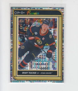 22/23 OPC Ottawa Senators Brady Tkachuk Rainbow Foilboard card #P-25 Ltd #53/99 - Bild 1 von 2