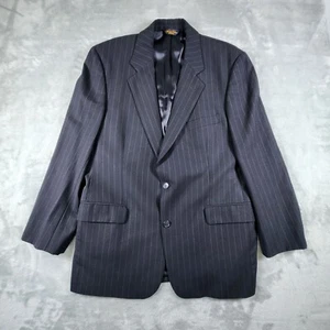 Brooks Brothers Brooksease Woll Blazer Sport Mantel 42R Navy Blau Nadelstreifen Formal - Bild 1 von 13