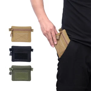 Outdoor Tactical Molle Pouch EDC Multi-purpose Belt Waist Pack Bag Zipper Pocket - Picture 1 of 14