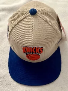 NY KNICKS HAT MITCHELL & NESS FITTED CAP SIZE 7 1/2 CORDUROY NBA ALL STAR MSG - Picture 1 of 7