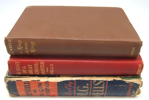 3 HG Wells 1st Editions Schoolmaster Brynhild King Who Was king - Picture 1 of 12