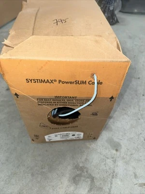 Systimax 106871809-1061C PowerSUM, Cat 5e U/UTP Cable, Non-Plenum, Blue  775 Ft. - Image 1 of 3