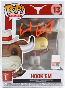 Earl Campbell Autographed Texas Longhorns Funko Pop Figurine #13- Beckett W Holo - Picture 1 of 7