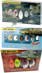 NUEVO Mepps 3 x Juegos Lucio Depredador Perca Trucha Señuelo Kit 18 x Juego Spinners Aglia - Imagen 1 de 1