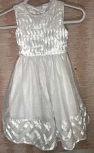 CINDERELLA SIZE 6 WHITE ♡ FLOWER GIRL BIRTHDAY PAGEANT RECITAL DRESS - Picture 1 of 7