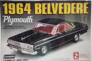 1964 Belvedere Plymouth Lindberg 1:25 NEW FACTORY SEALED **US Seller** - Picture 1 of 9