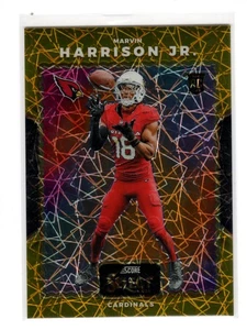 2024 Panini Select Marvin Harrison Jr #19 Gold Shock Prizm RC Rookie /10 SSP - Picture 1 of 2