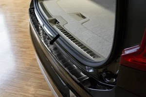 Protector de borde de carga acero inoxidable negro grafito para Volvo XC-90 II a partir del año de construcción 11.2014- - Imagen 1 de 6