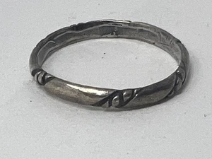 George Schuler & Co. .925 Sterling Silver Band Ring Size 7 - Picture 1 of 4