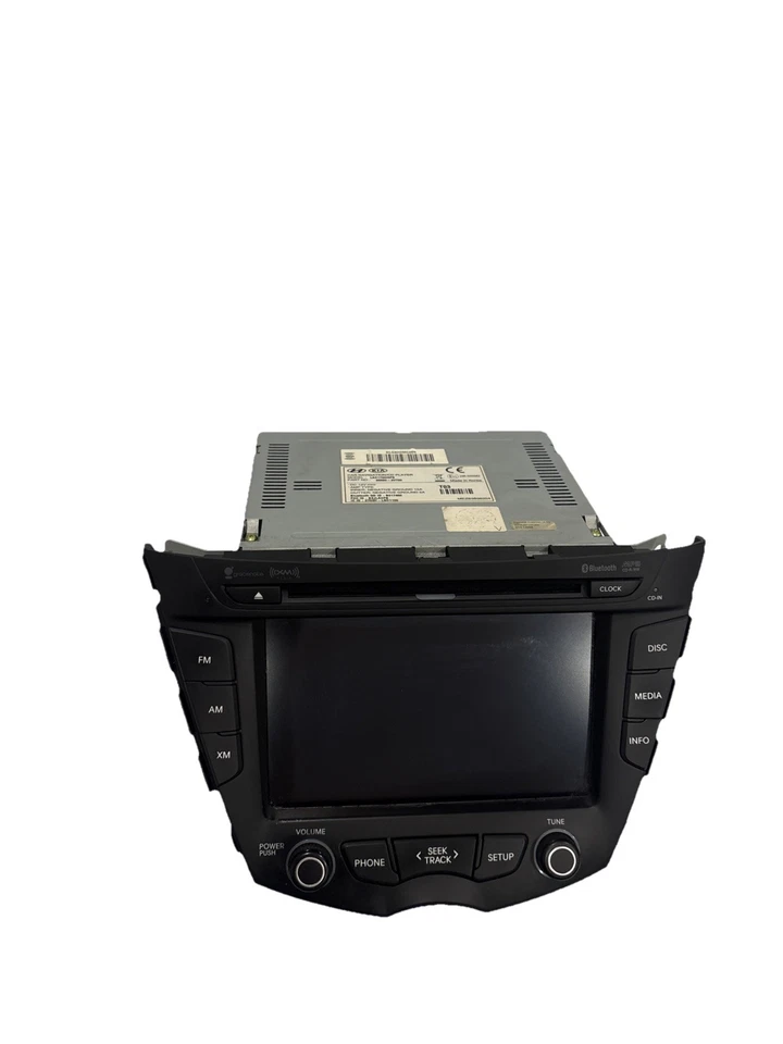 Hyundai Veloster 2012-2017 receptor de radio y pantalla CD satélite usado 96560-2V72 Foto 1 de 4