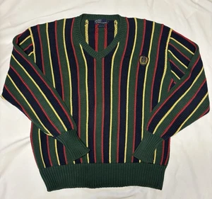 VTG Ralph Lauren Polo Tennis Sweater Sz XL Men’s - Picture 1 of 4