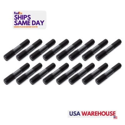 Pioneer RM-348-100, Set of 100 Black Steel Rocker Arm Studs -100Pk 3/8-24 X 7/Fi - Image 1 of 4