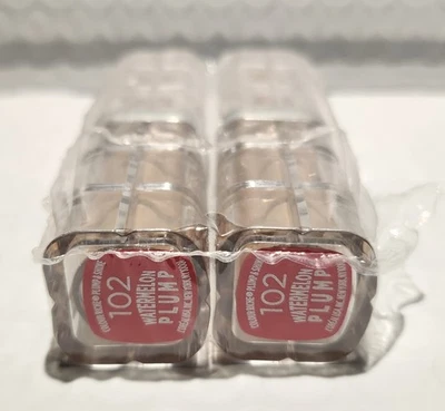 2 Pack LOREAL #102 WATERMELON PLUMP AND SHINE LIPSTICK Brand New, FAST FREE SHIP - Image 1 of 2