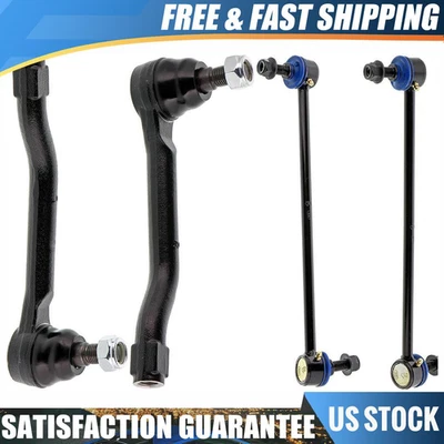 Mevotech 4X Front Steering Tie Rod End Sway Bar Link For 2014-2018 Acura MDX - Image 1 of 4