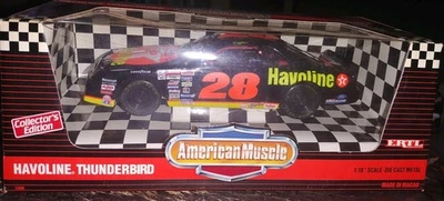 ERTL 1/18 American Muscle Nascar #28 Davey Allison Havoline Texaco  - Image 1 of 4