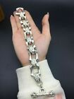 Chinese Collection Miao Silver Clasp Noble Gift Bracelet