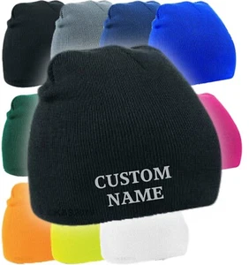 Gorro bordado con texto personalizado y opción de logotipo, - Imagen 1 de 13