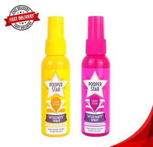 Toilet Air Freshener | Pooper Star Toilet Spray | Citrus & Fruity Flush 60ml - Picture 1 of 4